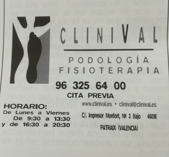 Clinival Podología Y Fisioterapia